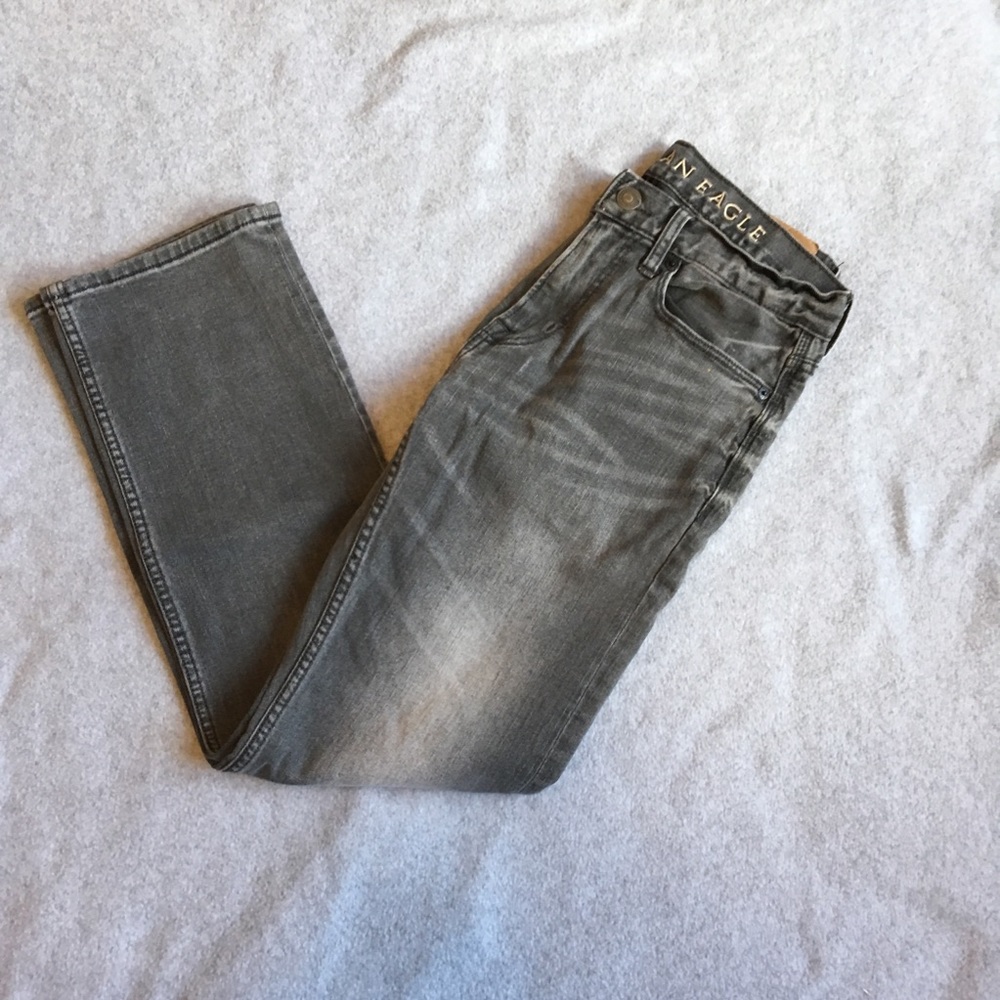 American Eagle Black Charcoal Jeans Size 29/30